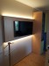 Vybavení interiéru pokoje-provedení lamino buk,dvířka kombinace lamino Midnight Blue a lamino Ocean Green-7